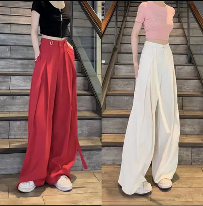 Pantalones de piernas anchas