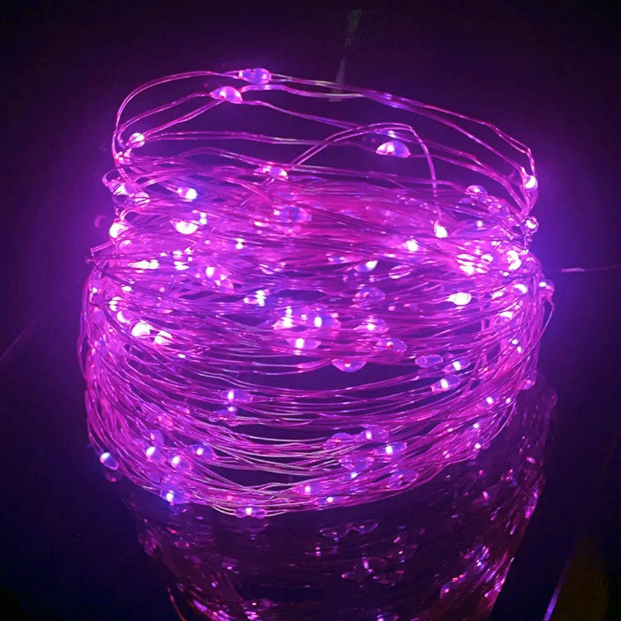 Tira de luces led lila