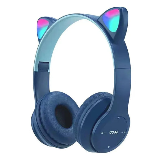 Auriculares de gato Blue