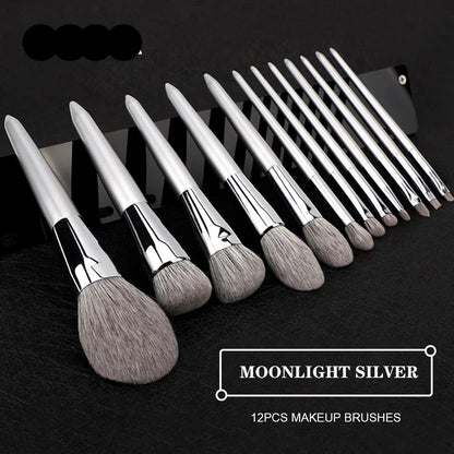 Brochas de maquillaje 12 Silver