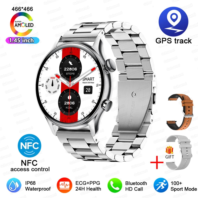 Smartwatch Silver Steel 2