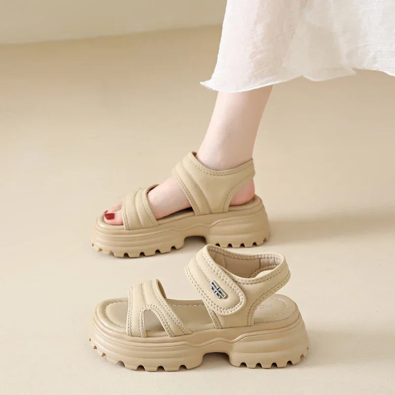 Female Sandals Khaki