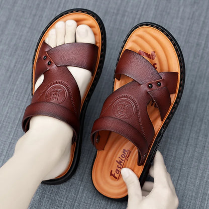 Sandalias de cuero para hombre