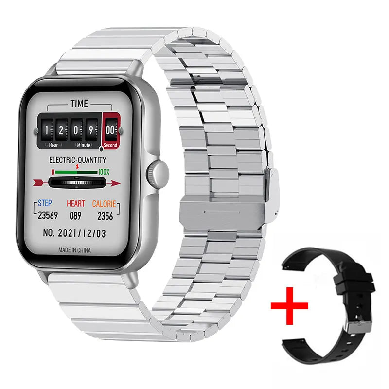 Smartwatch Silver Black