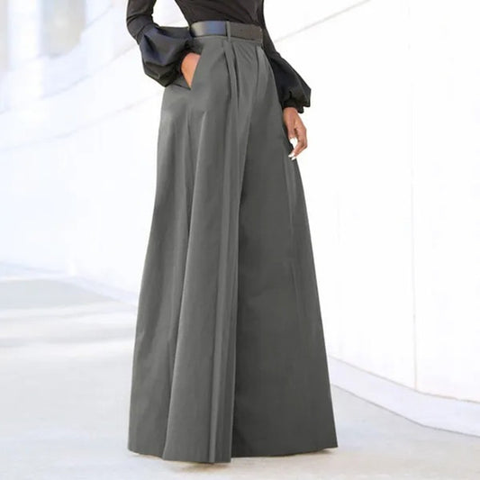 Cotton Linen Comfy Baggy Trousers With Pockets Fashion Elegant