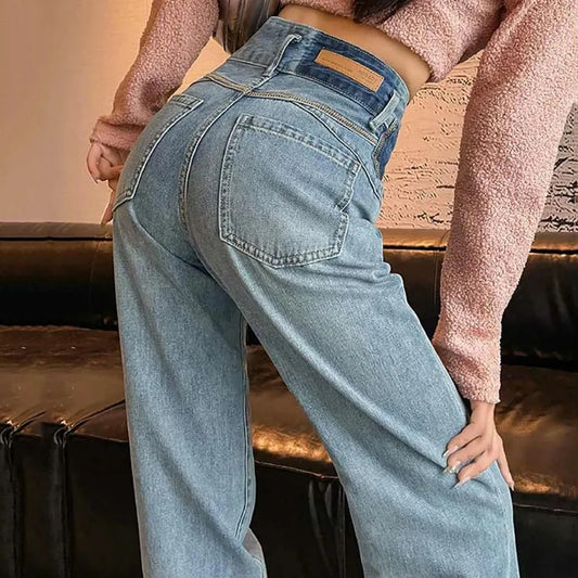 Korean Jeans Light Blue