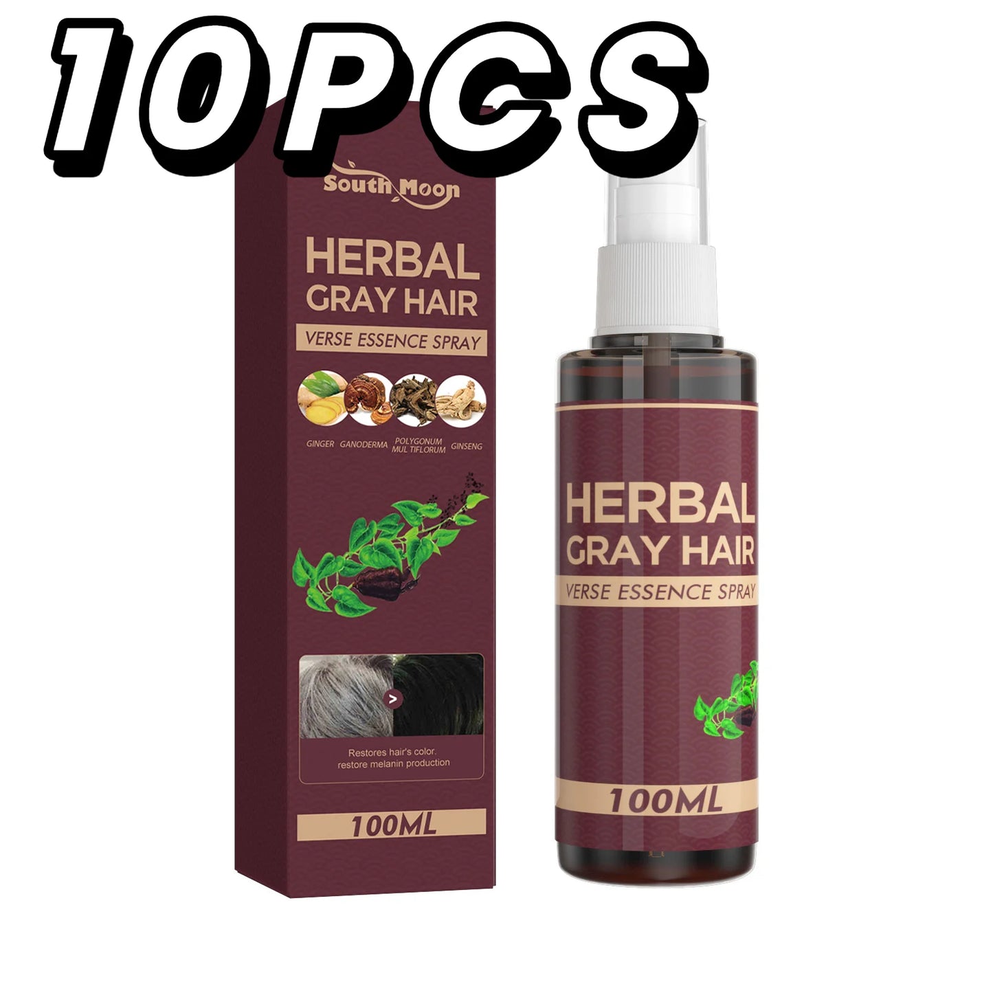 Herbal Gray Hair 10pcs