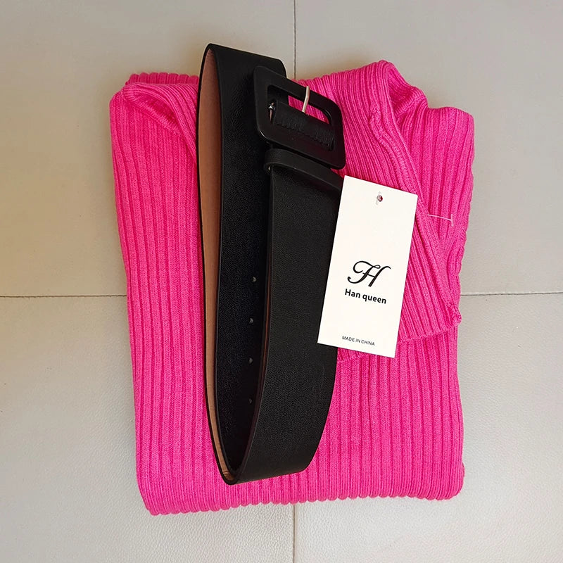 Turtleneck Sweater Rose