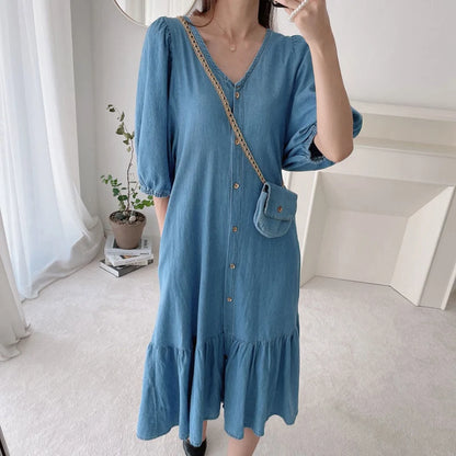 Vestido Denim Blue