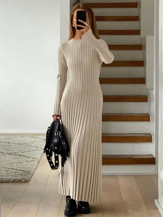 Maxi Dress Beige