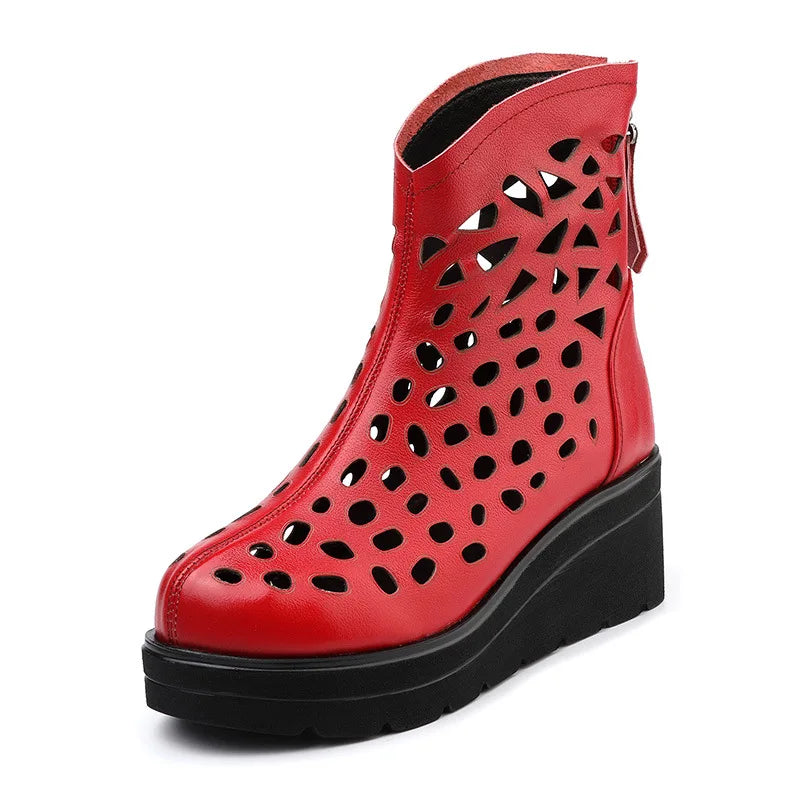 Elegants Boots Red