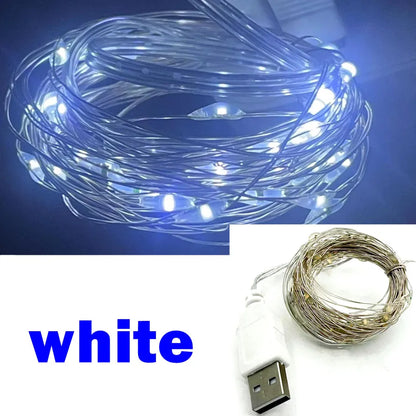 Ghirlanda de luces led white