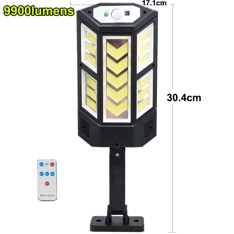 9900 Lumens Solar Led Light Outdoor Sensor 4 Mode