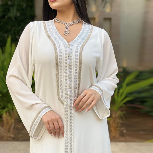 Women Loose Long Sleeves Jellabas Islamic Robe