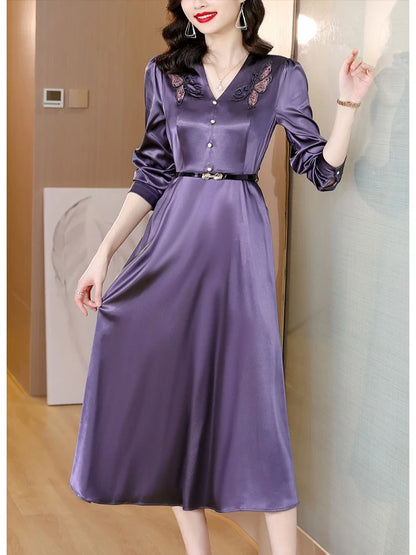 Vintage Dress Purple