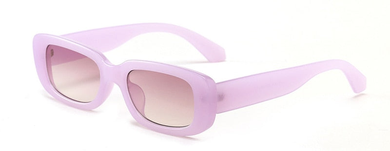 Retro Rectangle Sunglasses for Women