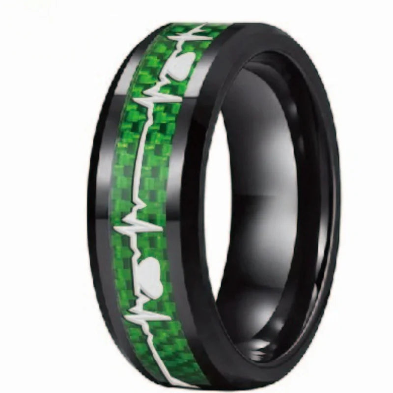 Tungsten Rings Green