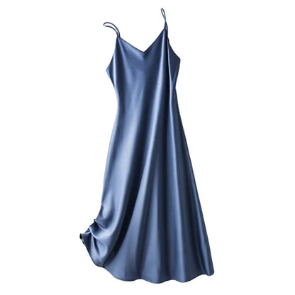 Vestido Satinado Blue