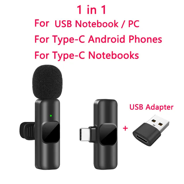 Micrófono 1 in 1 USB adapter