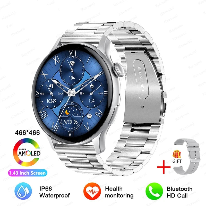 Smartwatch Silver Steel