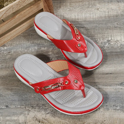 Chanclas con clip Red