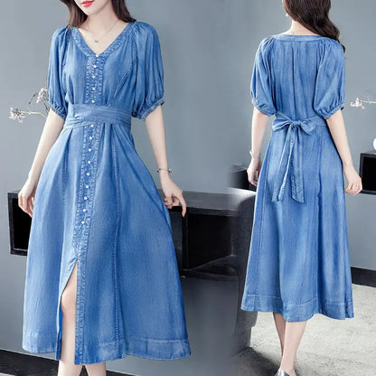 Vestido Denim Blue