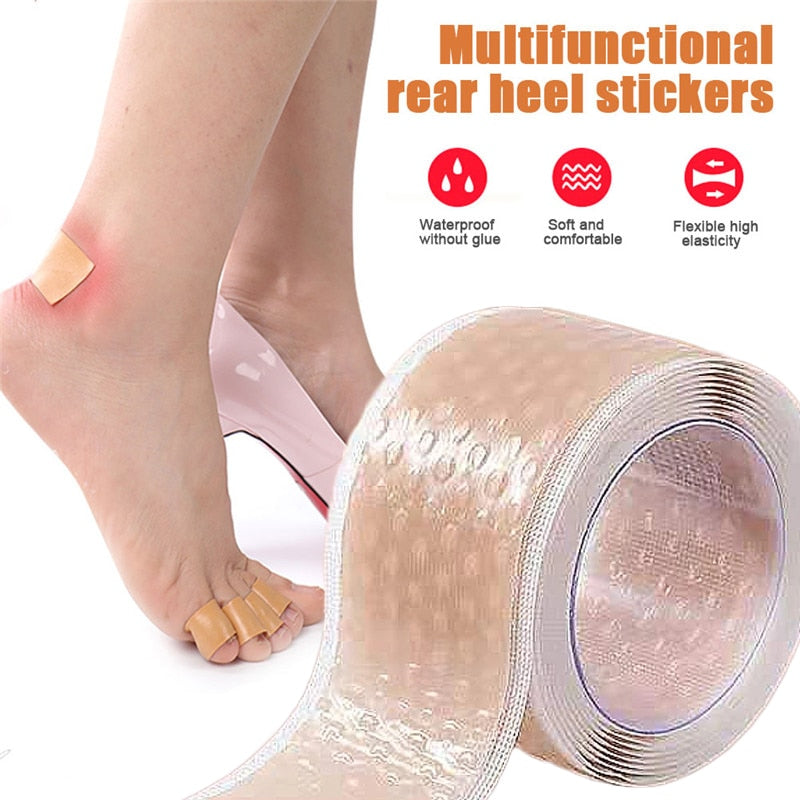 Gel Heel Protector Foot Patches Adhesive Blister Pads Heel Liner