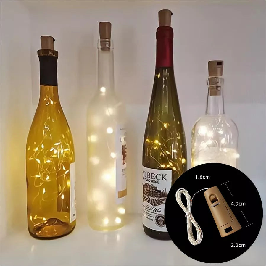 Botellas con luces