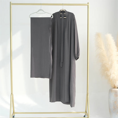 Abaya Gray with Hijab