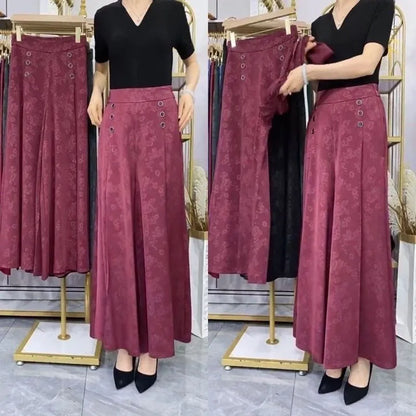 Pantalón vintage claret