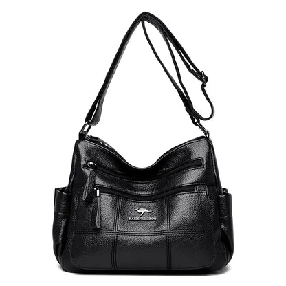 Bolso de piel negro