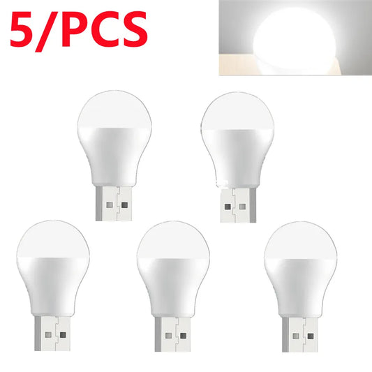 5 Lámparas USB led 01