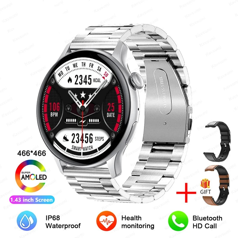 Smartwatch Silver Steel 2