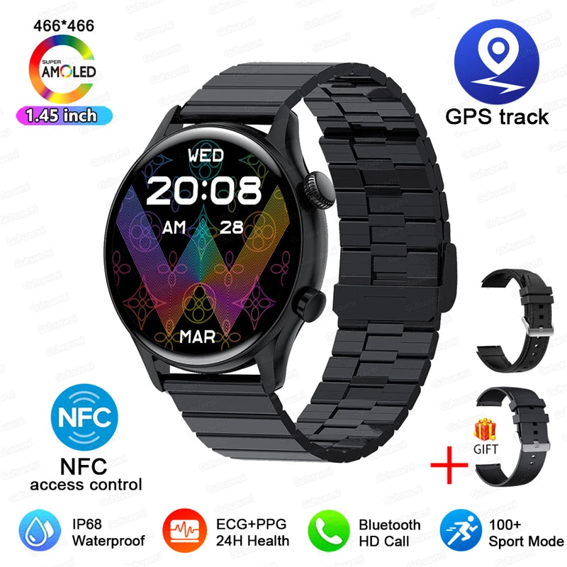 Smartwatch Black Steel B2