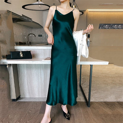 Vestido liso Green