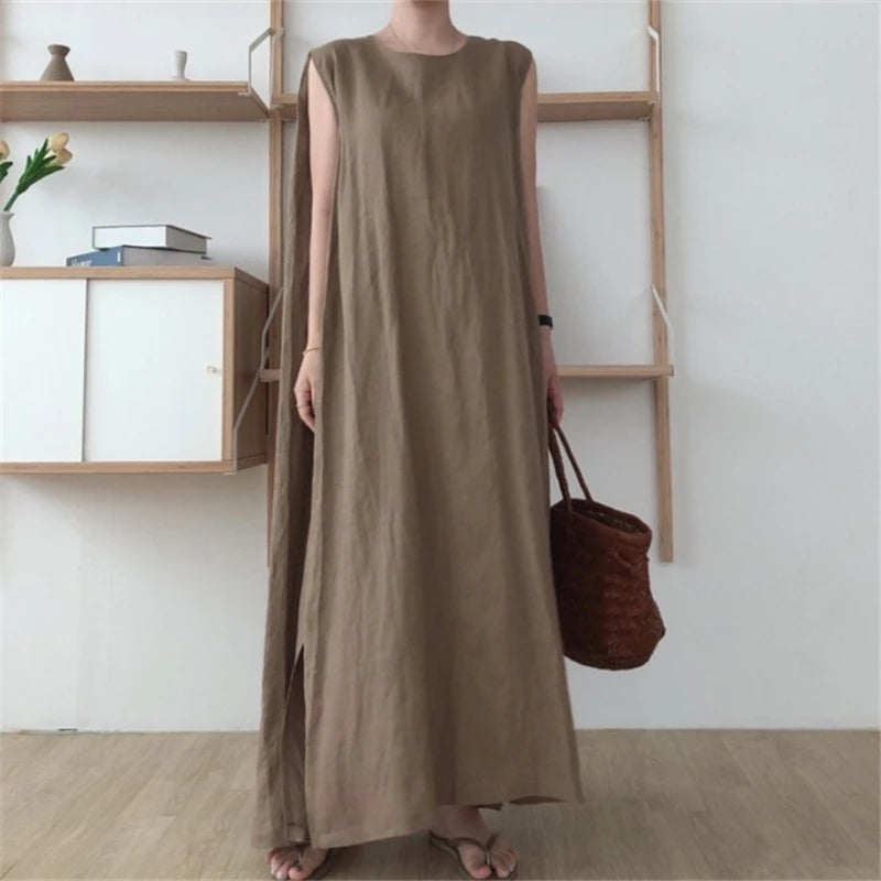 Korean dress Khaki