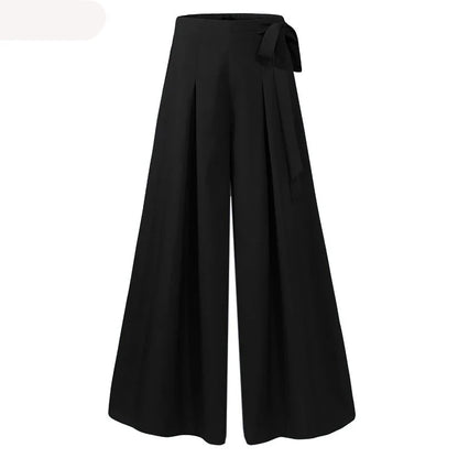 Pantalón ancho negro para mujer