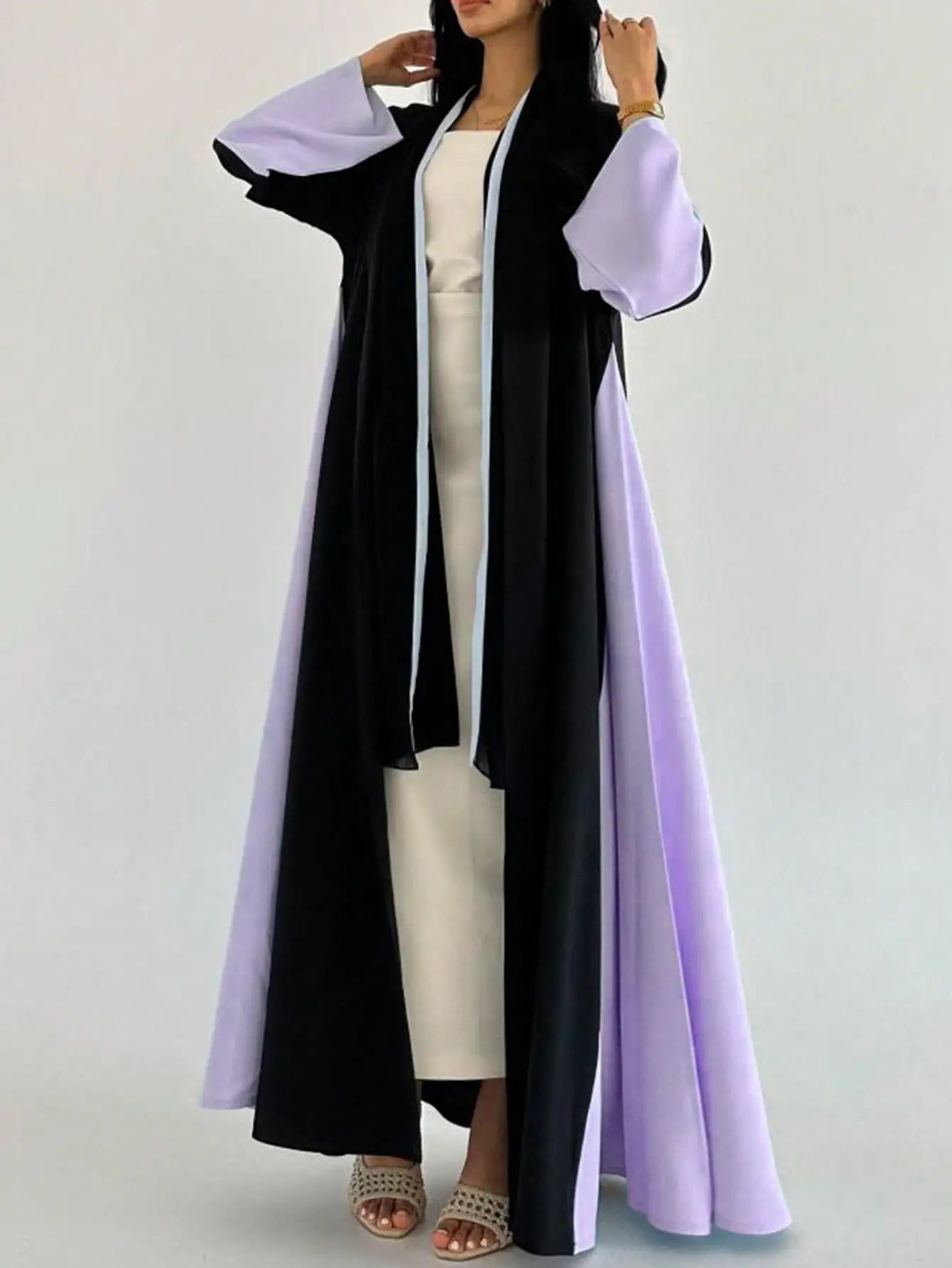 Muslim Cardigan Purple