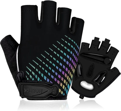 Guantes medio dedo ciclismo Night Glow Color