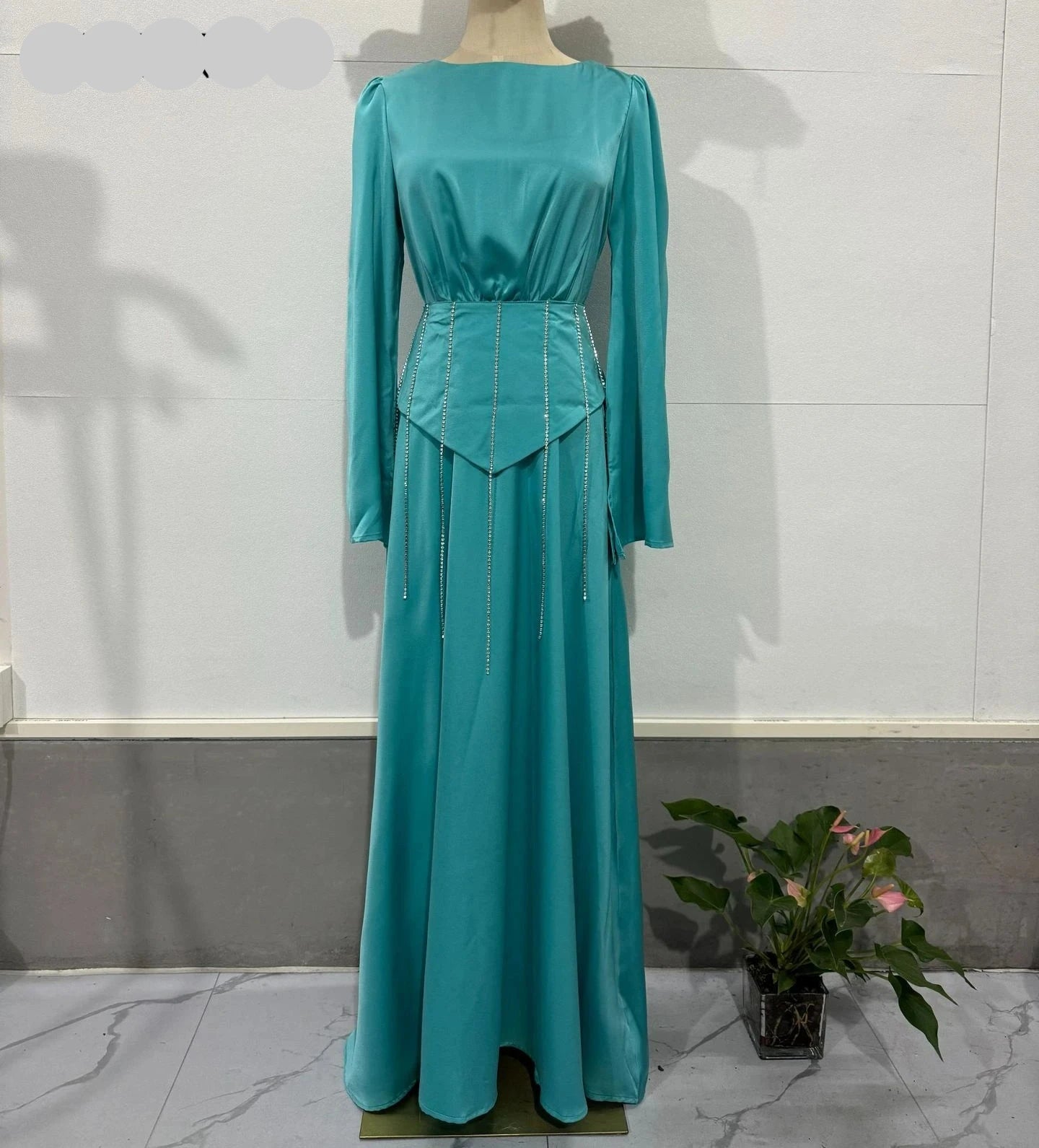 Abaya Cyan