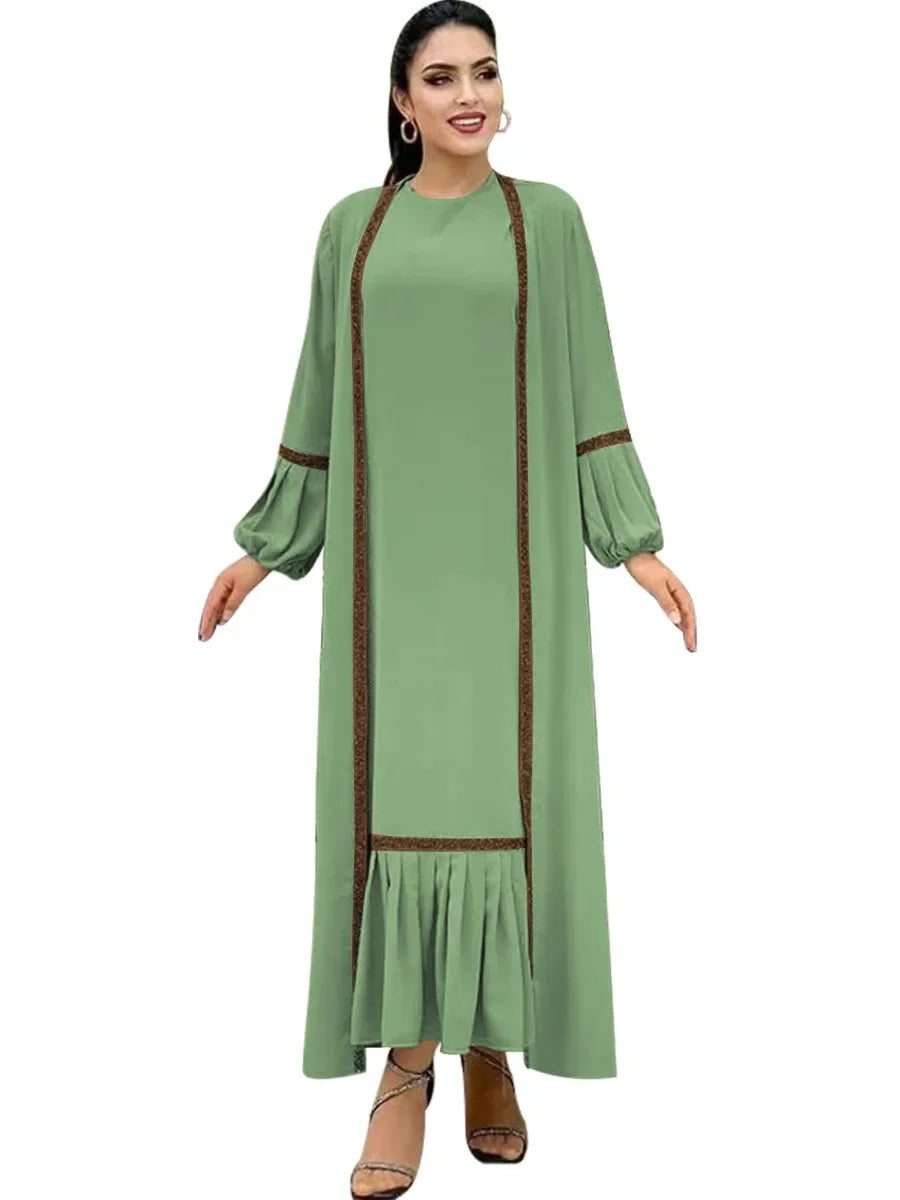 Abaya Light Green