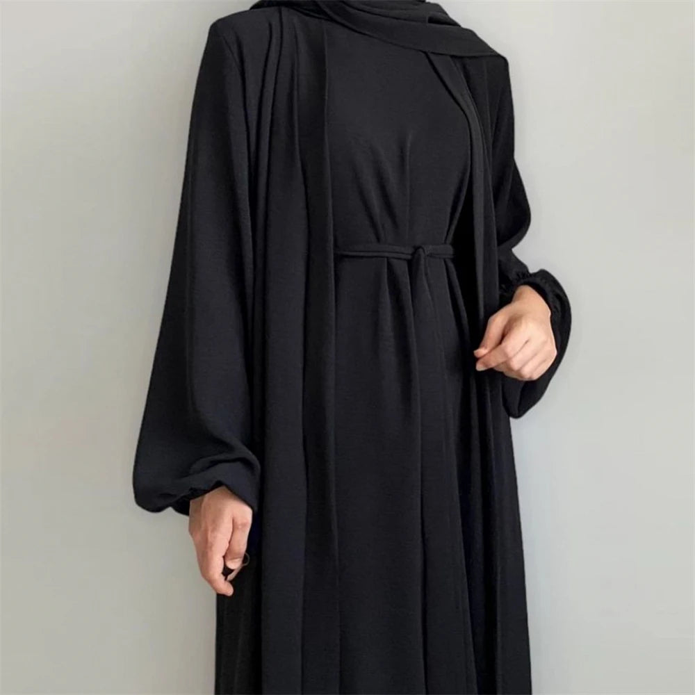 Abaya Black 2pcs