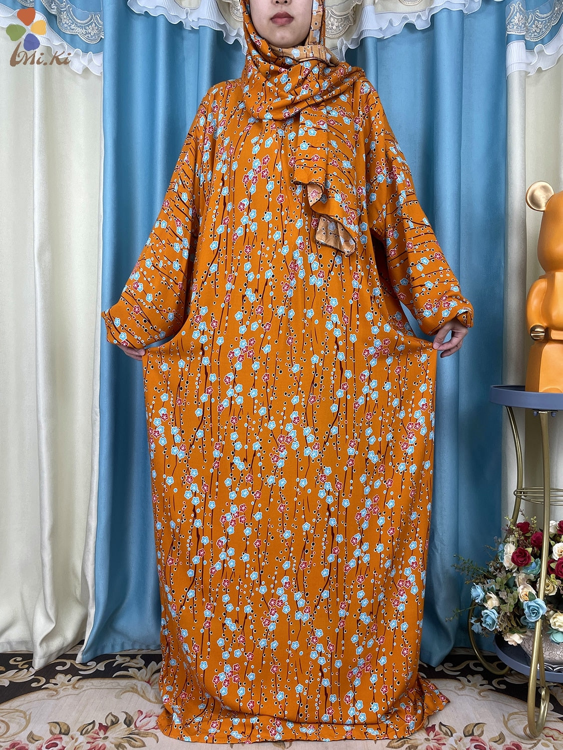 Muslim Cotton Abaya For Women