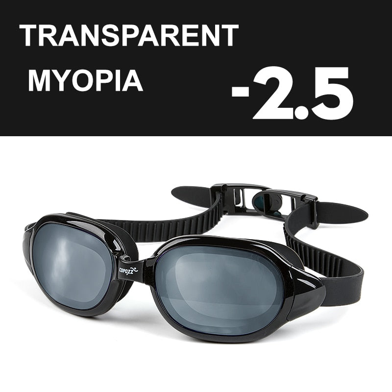 Swimming Goggles Myopia 0 -1.5 to -7 Anti fog UV Protection