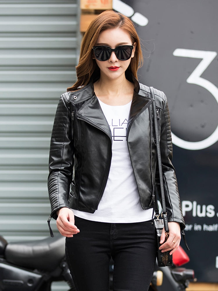 Punk Leather Jacket PU Faux Leather