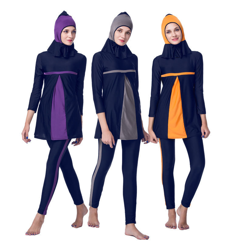 Muslim Women Swimwears 3 Pcs Full Coverage