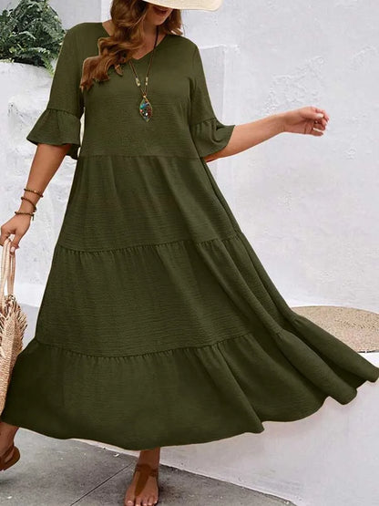 Long Dress Army Green
