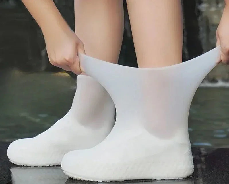 Silicone Shoe Covers White