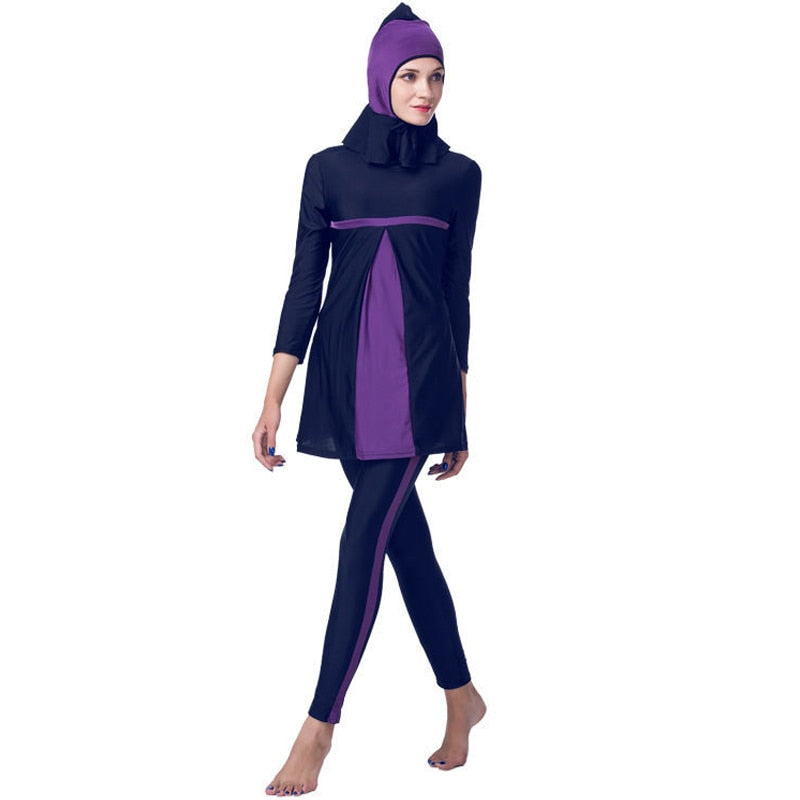 Muslim Women Swimwears 3 Pcs Full Coverage