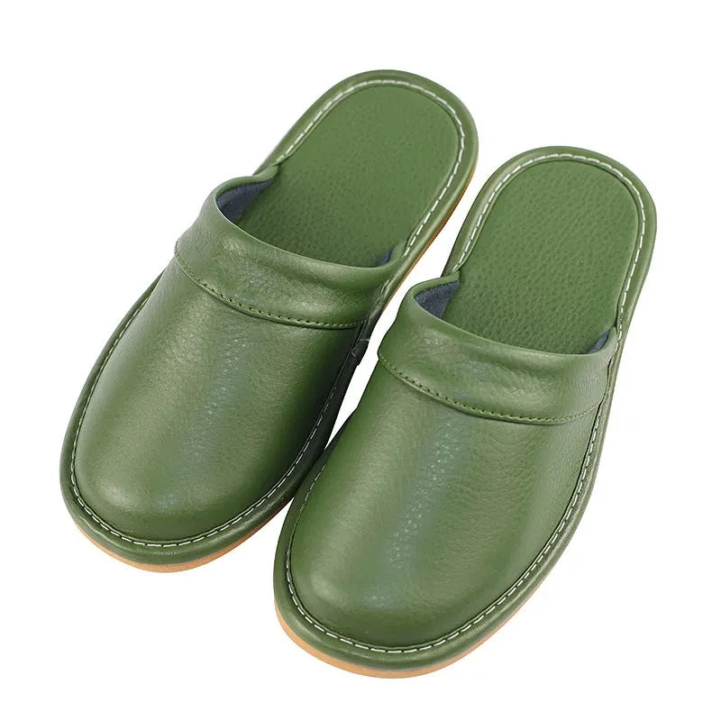 Zapatillas de cuero PU Green